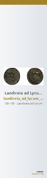 Laodiceia ad Lycum BMC Laodiceia 52-3 — CANOA