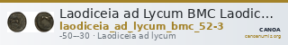 Laodiceia ad Lycum BMC Laodiceia 52-3 — CANOA