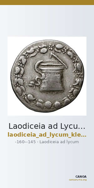 Laodiceia ad Lycum Kleiner and Noe 1977 1 — CANOA