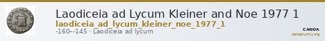 Laodiceia ad Lycum Kleiner and Noe 1977 1 — CANOA