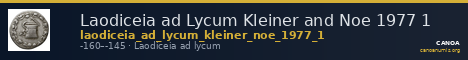 Laodiceia ad Lycum Kleiner and Noe 1977 1 — CANOA