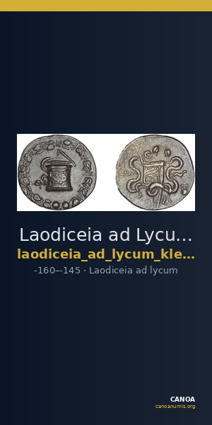 Laodiceia ad Lycum Kleiner and Noe 1977 3 — CANOA