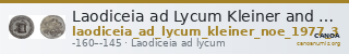 Laodiceia ad Lycum Kleiner and Noe 1977 3 — CANOA