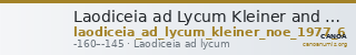 Laodiceia ad Lycum Kleiner and Noe 1977 6 — CANOA