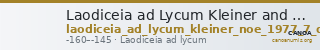 Laodiceia ad Lycum Kleiner and Noe 1977 7, didrachms — CANOA