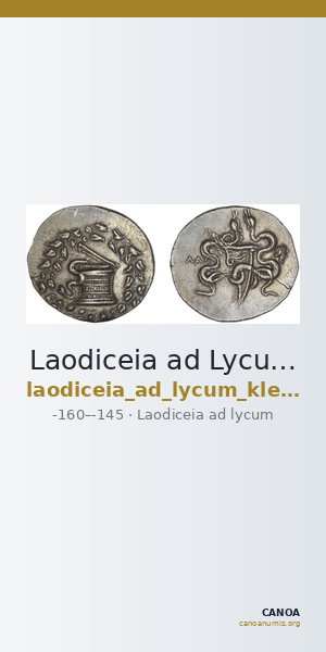 Laodiceia ad Lycum Kleiner and Noe 1977 7 — CANOA