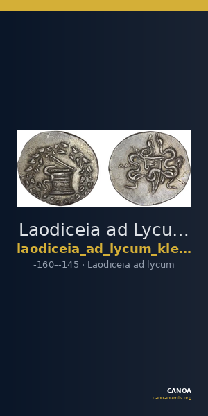 Laodiceia ad Lycum Kleiner and Noe 1977 7 — CANOA