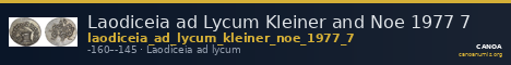 Laodiceia ad Lycum Kleiner and Noe 1977 7 — CANOA