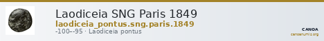 Laodiceia SNG Paris 1849 — CANOA