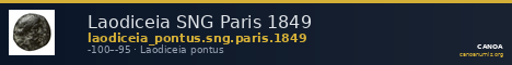 Laodiceia SNG Paris 1849 — CANOA