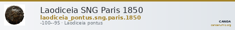 Laodiceia SNG Paris 1850 — CANOA