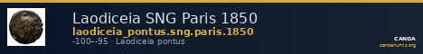 Laodiceia SNG Paris 1850 — CANOA