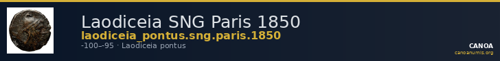 Laodiceia SNG Paris 1850 — CANOA