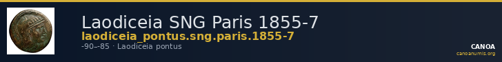Laodiceia SNG Paris 1855-7 — CANOA