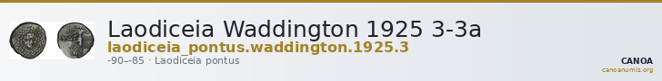 Laodiceia Waddington 1925 3-3a — CANOA