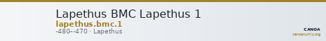 Lapethus BMC Lapethus 1 — CANOA
