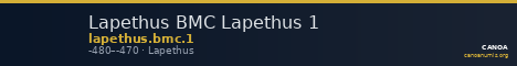 Lapethus BMC Lapethus 1 — CANOA