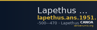 Lapethus New York, ANS 1951.116.109 — CANOA