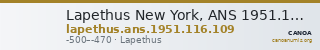 Lapethus New York, ANS 1951.116.109 — CANOA
