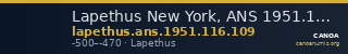 Lapethus New York, ANS 1951.116.109 — CANOA