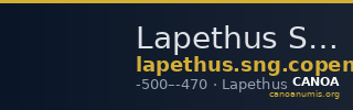 Lapethus SNG Copenhagen Suppl. 627 — CANOA