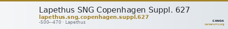Lapethus SNG Copenhagen Suppl. 627 — CANOA