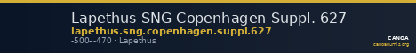 Lapethus SNG Copenhagen Suppl. 627 — CANOA