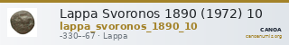 Lappa Svoronos 1890 (1972) 10 — CANOA
