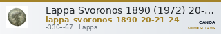 Lappa Svoronos 1890 (1972) 20-21, 24 — CANOA