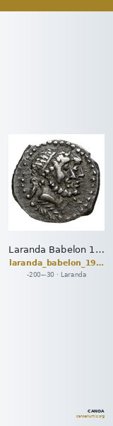 Laranda Babelon 1910 p. 450 n. 4 — CANOA