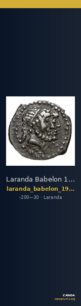 Laranda Babelon 1910 p. 450 n. 4 — CANOA