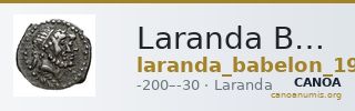 Laranda Babelon 1910 p. 450 n. 4 — CANOA