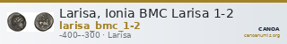 Larisa, Ionia BMC Larisa 1-2 — CANOA