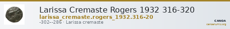 Larissa Cremaste Rogers 1932 316-320 — CANOA