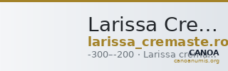 Larissa Cremaste Rogers 1932 323 — CANOA