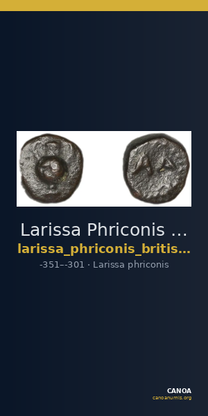 Larissa Phriconis British Museum G785 — CANOA