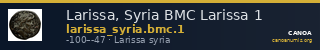 Larissa, Syria BMC Larissa 1 — CANOA