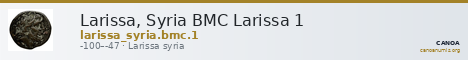 Larissa, Syria BMC Larissa 1 — CANOA