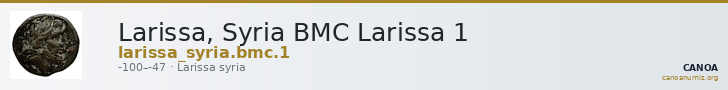 Larissa, Syria BMC Larissa 1 — CANOA