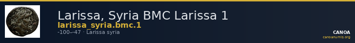 Larissa, Syria BMC Larissa 1 — CANOA