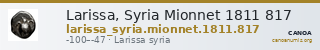 Larissa, Syria Mionnet 1811 817 — CANOA