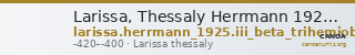 Larissa, Thessaly Herrmann 1925 III, β, trihemiobol I — CANOA