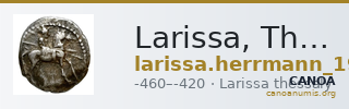 Larissa, Thessaly Herrmann 1925 p. 10, IIa — CANOA