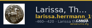 Larissa, Thessaly Herrmann 1925 p. 10, IIa — CANOA