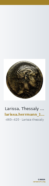 Larissa, Thessaly Herrmann 1925 p. 10, II.bβ — CANOA