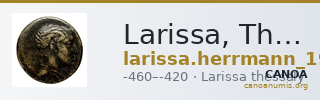 Larissa, Thessaly Herrmann 1925 p. 10, II.bβ — CANOA