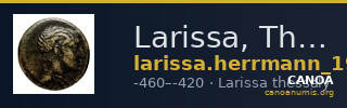 Larissa, Thessaly Herrmann 1925 p. 10, II.bβ — CANOA