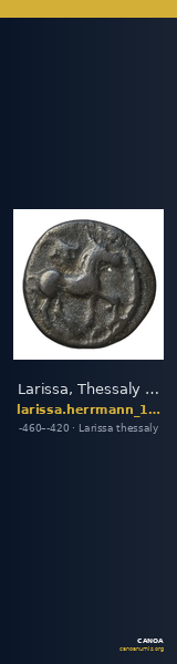 Larissa, Thessaly Herrmann 1925 p. 10, II.bα — CANOA