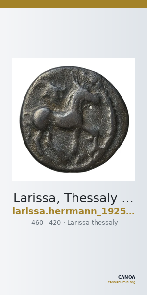 Larissa, Thessaly Herrmann 1925 p. 10, II.bα — CANOA