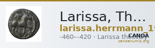 Larissa, Thessaly Herrmann 1925 p. 10, II.bα — CANOA